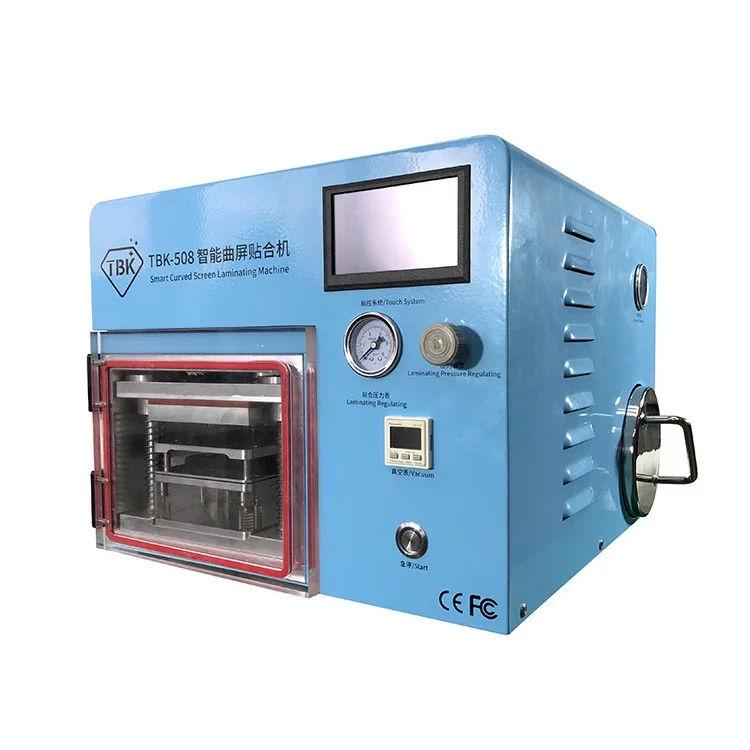 TBK-508 Smart Curved Screen Laminating Bubble Removing Machine Built-in Vacuum Pump 220V - EU Plug