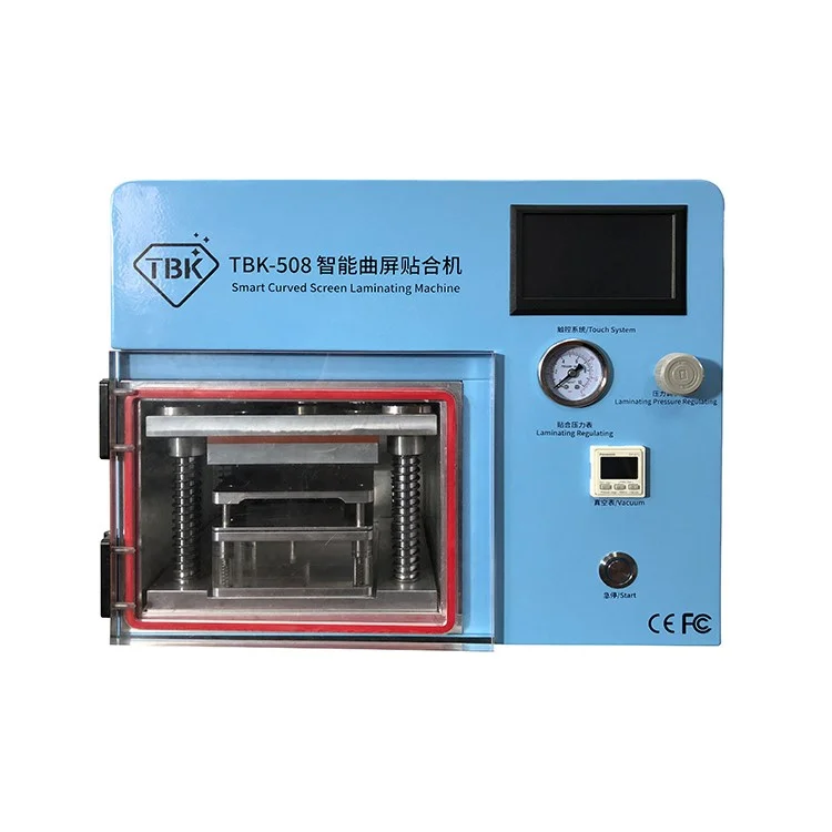 TBK-508 Smart Curved Screen Laminating Bubble Removing Machine Built-in Vacuum Pump 220V - EU Plug
