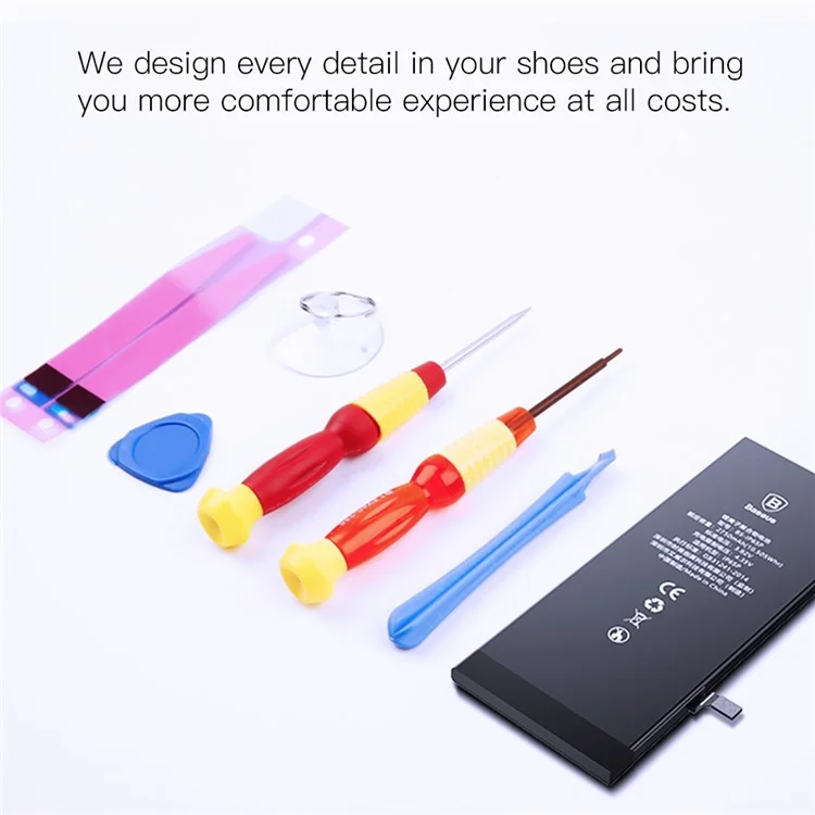 6-in-1 Battery Adhesive Sticker Screwdriver Repair Tool Set for iPhone 6s Plus / 6 Plus