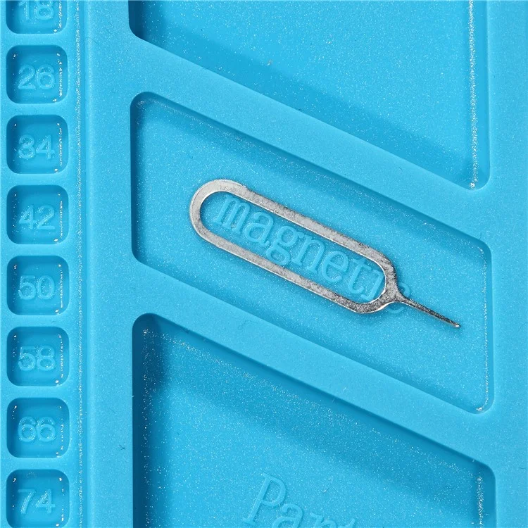 IPARTSEXPERT Plataforma de Manutenção de Telefone Celular com Almofada de Silicone Magnética à Prova de Calor