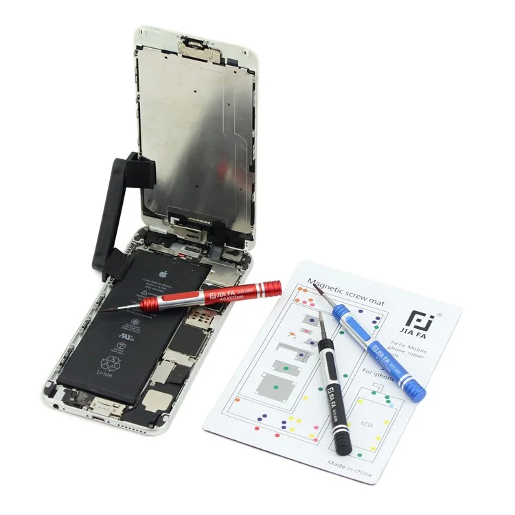 JIAFA JF-870 Magnetschraubmatten-telefon Reparaturwerkzeug Für Iphone 6s 4,7 Zoll