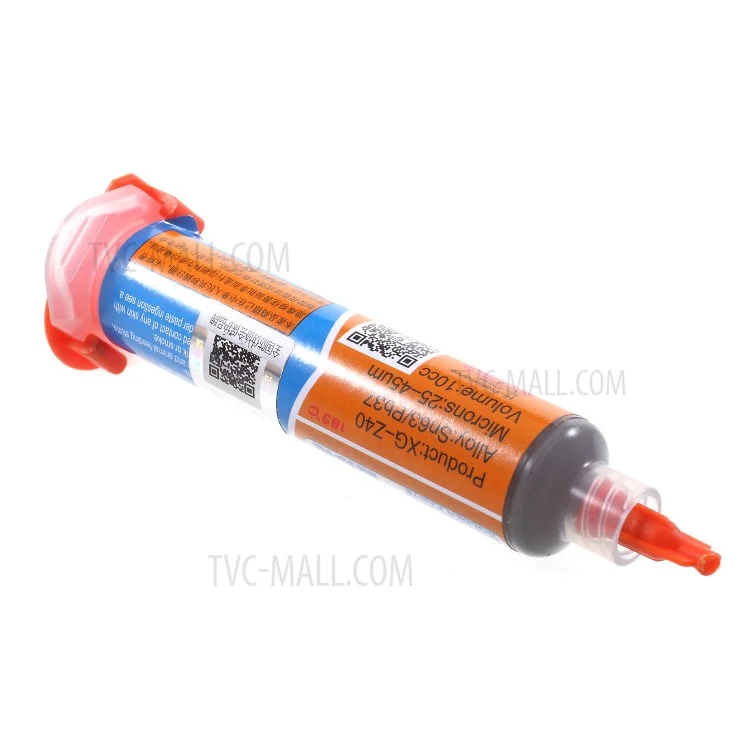 MECHANIC XG-Z40 10cc Needle Shaped Solder Tin Cream BGA Paste Flux Sn63/Pb37 for PCB SMD