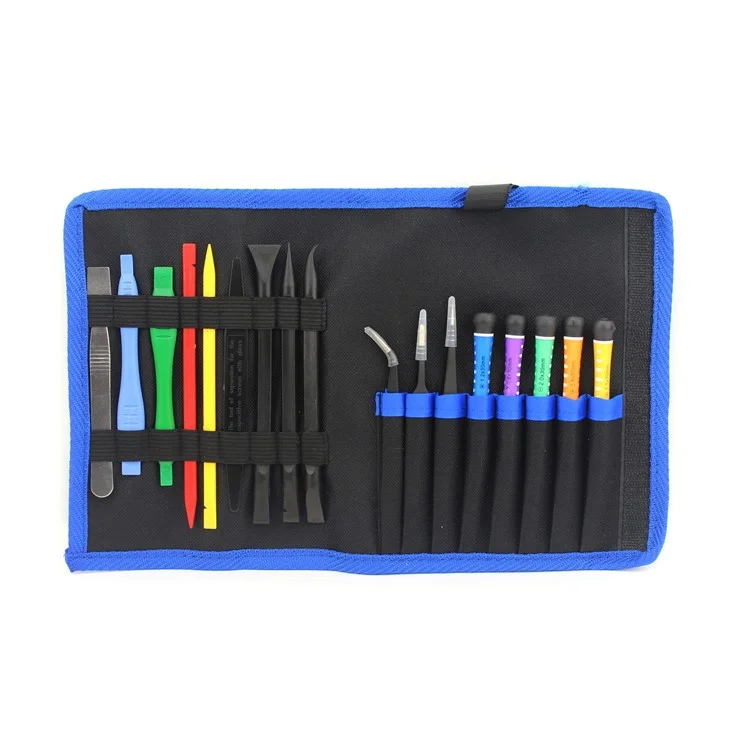 JF-8172 17-in-1 5 Screwdrivers Tweezers Pry Opening Tool Kit for iPhone Maintenance