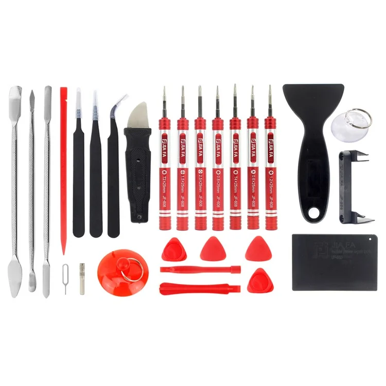 JF-8175 28 In 1 Schraubendreher Reparaturöffnung Pry Tool Kit Für MacBook Mobiltelefone