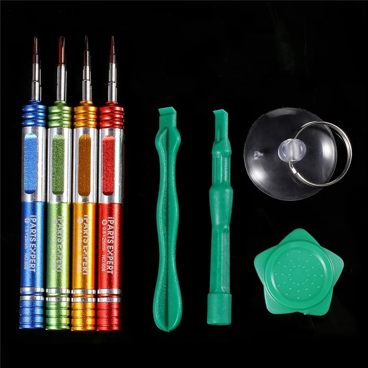 IPARTS EXPERT 8-in-1 Professional Non-slip Handle Screwdriver Repair Tool