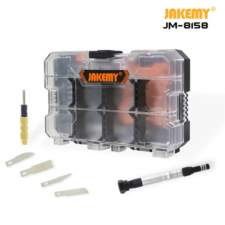 JAKEMY JM-8158 34 in 1 Scalpel Knife Multifunction Tools Set Art Pen Knife Precision Cutter