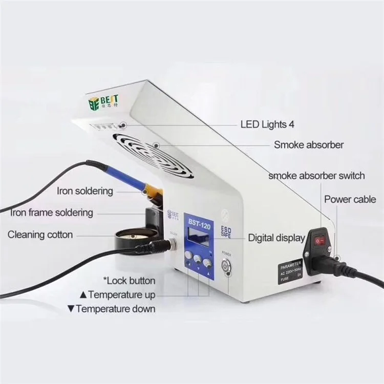 BEST BST-120 Soldering Station with Air Absorber - 220V