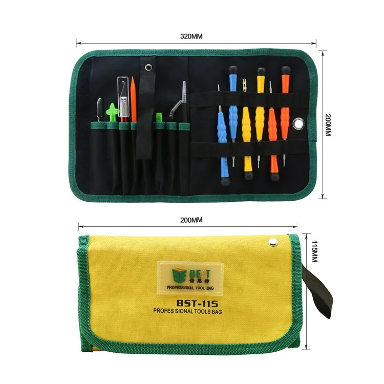 BEST BST-115 15 in 1 Multi-purpose Mobile Phone Screen Repair Tool Kit