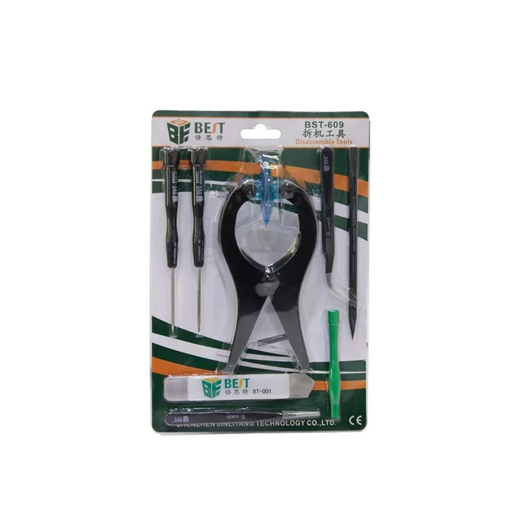 BEST BST-609 8 in 1 Multi-function Phone Disassemble Opening Maintenance Tool Set