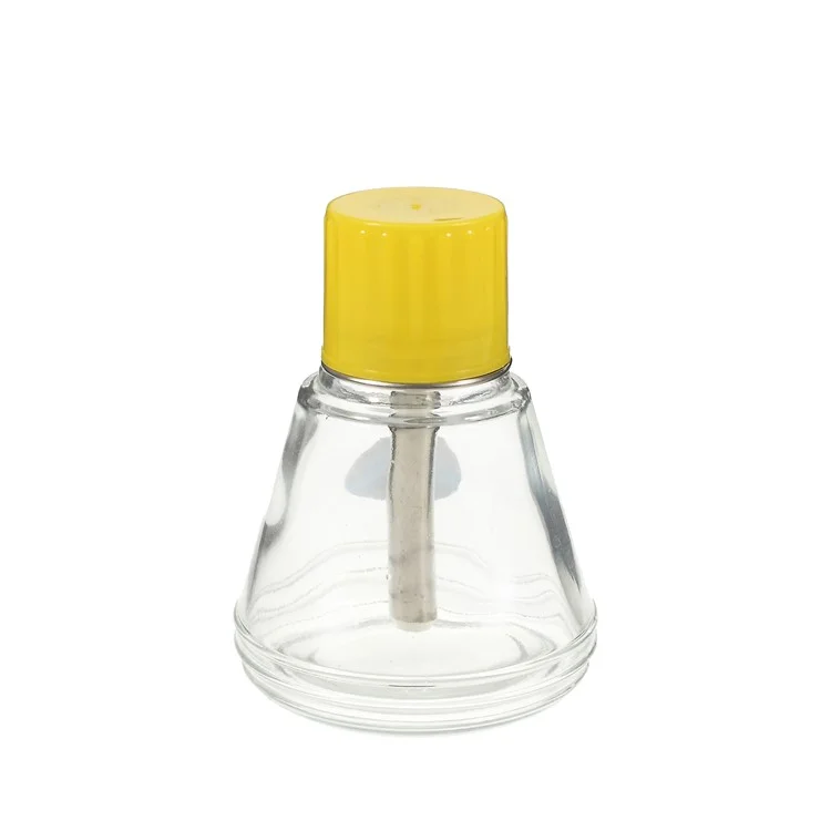 Cone Shape Alcohol Dispenser Glass Conical Pump Bottle 150ml for Mobile Phone Repair Cleaner