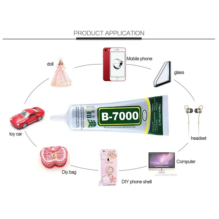 BEST B-7000 Cell Phone Screen Repair Glue Multi-purpose Adhesive Glue 50ml