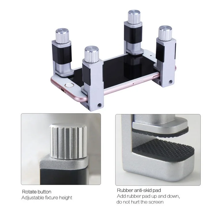 BEST BST-311 4Peças/Lote Fixador de Tela Ajustável Presilha Ferramenta de Reparo para iPhone iPad Samsung etc.