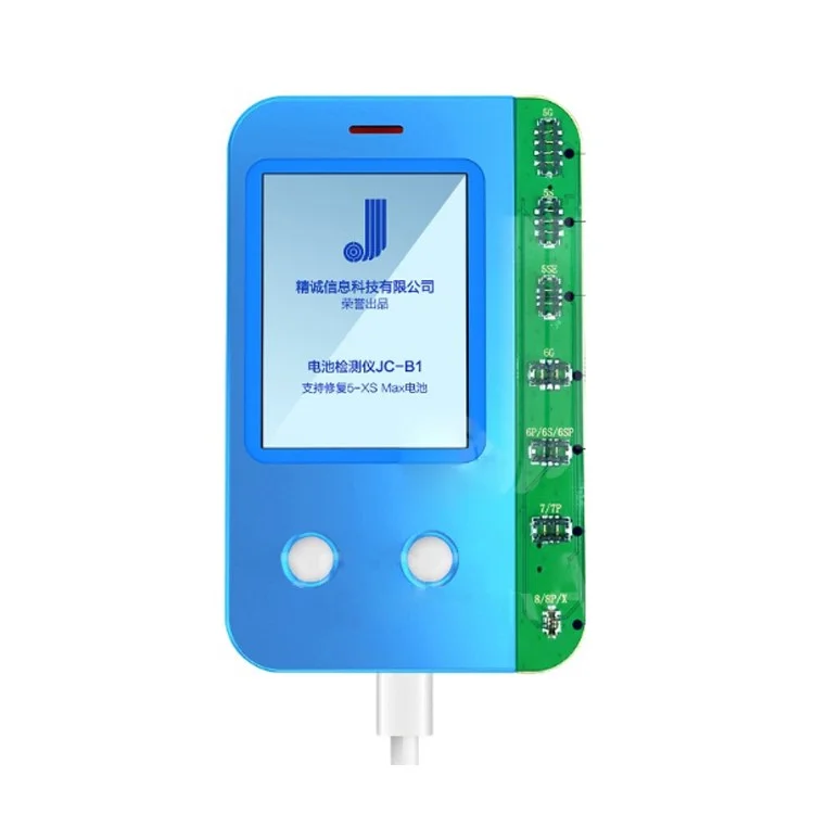 Detector de batería JC-B1 Tester para iPhone XS Max/XS/X/8 Plus/8/7 Plus/7/6s Plus/6s/6 Plus/6/5 SE/5s/5