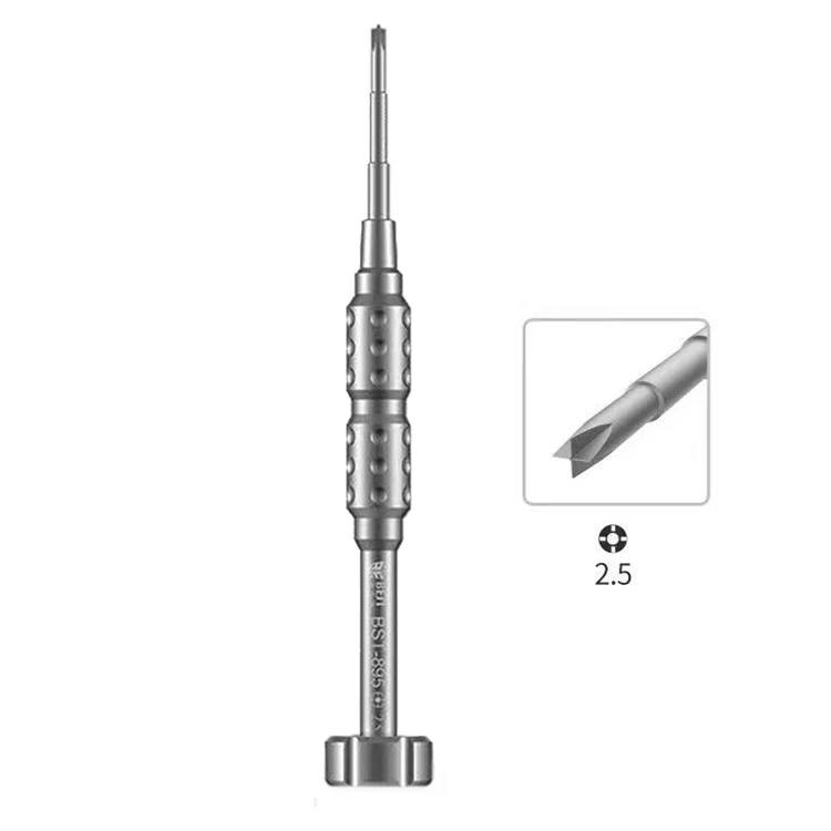 BST-895 Mobile Phone Maintenance Disassemble Screwdriver Strong Adsorption Batch Header - Phillips 2.5mm