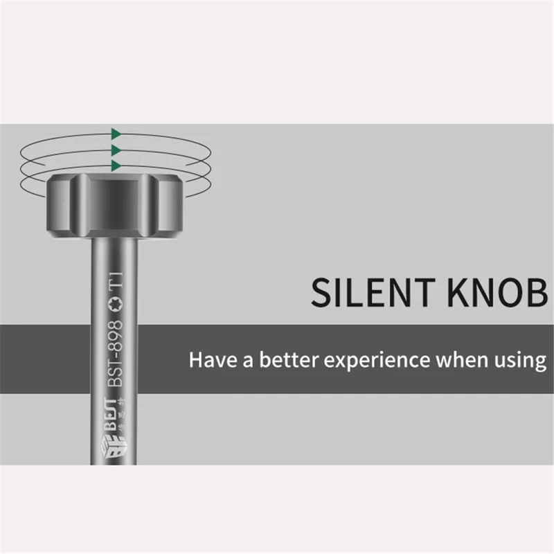 BST-898 Professional Precise Screwdriver Anti-slip Handle - Pentagon 0.8