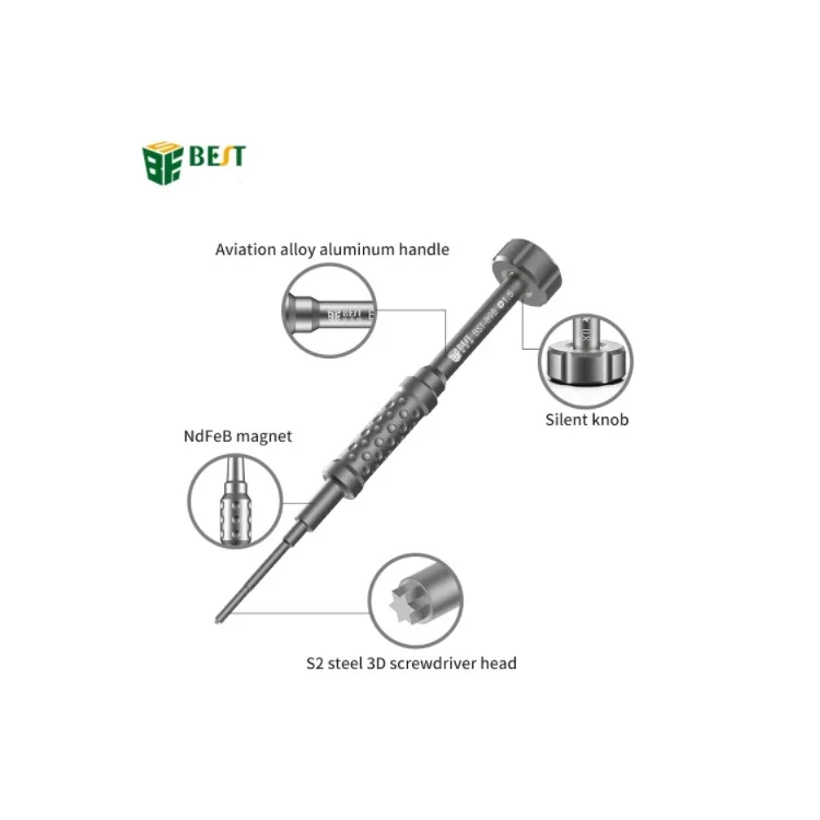 BST-898 Profesional Destornillador Preciso Manija Antideslizante - Torx T1