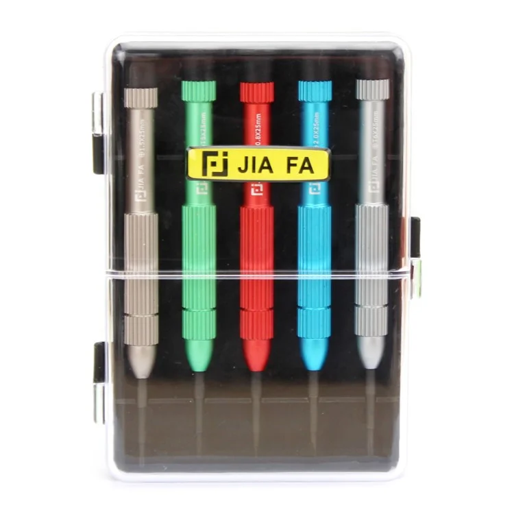 JF-823 5-in-1 Kit de Ferramentas de Reparo de Chave de Fenda para iPhone Samsung Sony HTC Etc