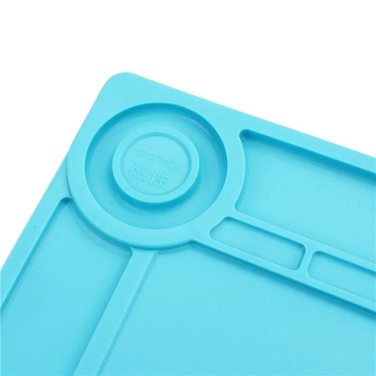 S-140 Piattaforma di riparazione termica in silicone con sezione a vite magnetica - Blu