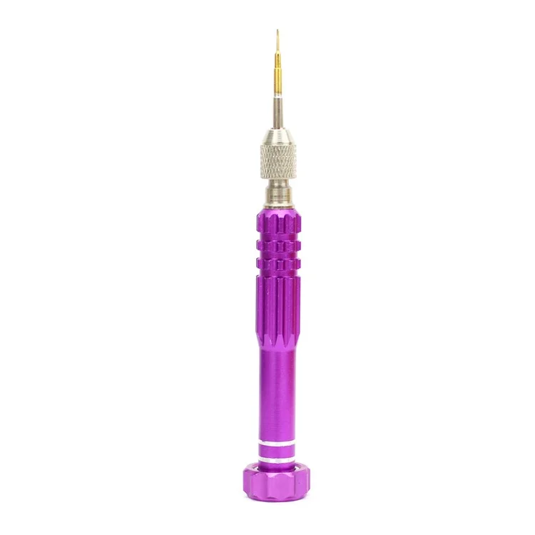 5 in 1 Professional Precision Non-slip Handle Screwdriver Set Repair Tool for iPhone Repair - Purple