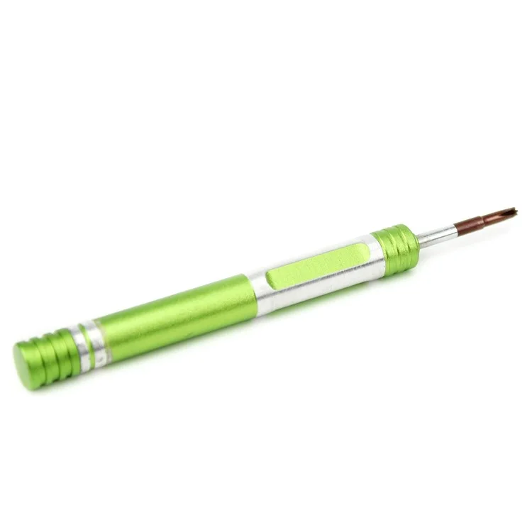 608 Aluminum Alloy Philips 2.5 Screwdriver Tool for iPhone 4/4s/5/5s/SE/6/6 Plus Repair - Green