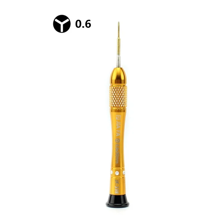 Anti-slip Handle Y0.6x30mm Tri-wing Screwdriver Repair Tool - Colore Oro