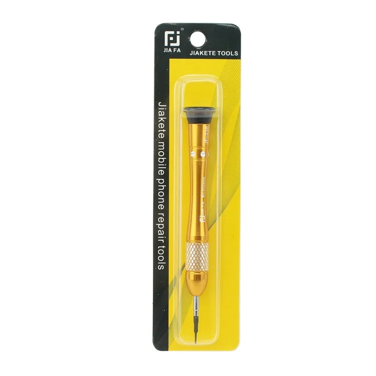 Anti-slip Handle Y0.6x30mm Tri-wing Screwdriver Repair Tool - Colore Oro