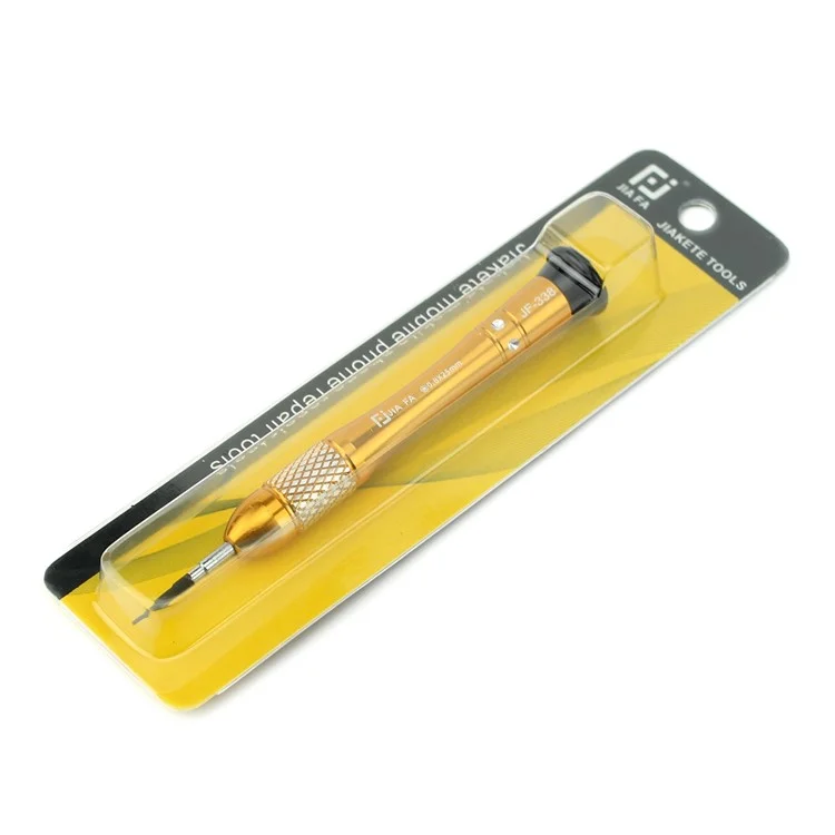 Anti-slip Handle Y0.6x30mm Tri-wing Screwdriver Repair Tool - Colore Oro