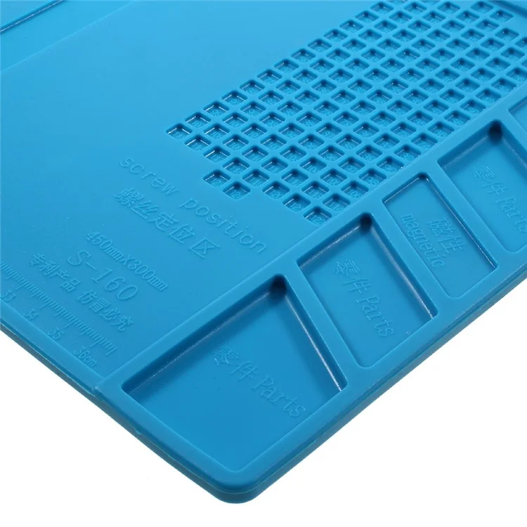 Professional Soldering Station Mat Magnetic Heat Insulation Silicone Pad Maintenance Platform for Phone Repair