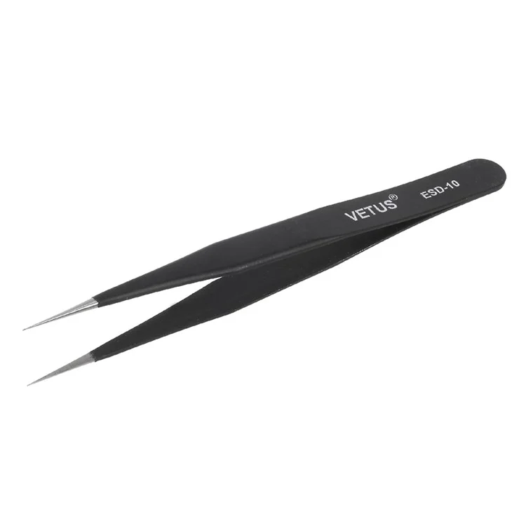 6pcs/set ESD Antiestatic Stainless Stone Aço Tweezers Definir Kit de Ferramenta de Reparação