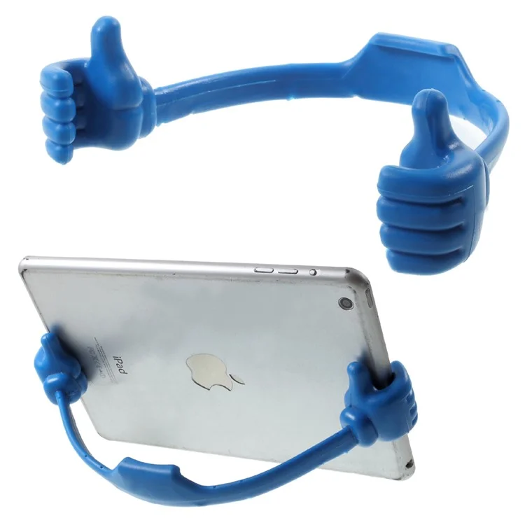 Thumbs-up Phone Tablet Holder Stand Desktop Mount Repair Bracket for iPhone iPad - Random Color