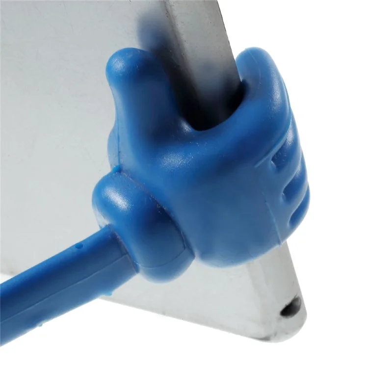 Thumbs-up Phone Tablet Holder Stand Desktop Mount Repair Bracket for iPhone iPad - Random Color