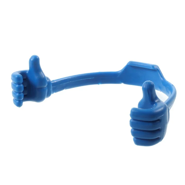 Thumbs-up Phone Tablet Holder Stand Desktop Mount Repair Bracket for iPhone iPad - Random Color