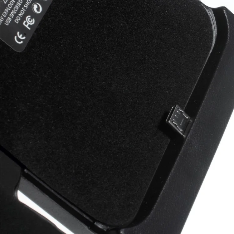 4200mAh Leather Backup Battery Charger Case for Motorola Nexus 6 XT1103 XT1100 - Black