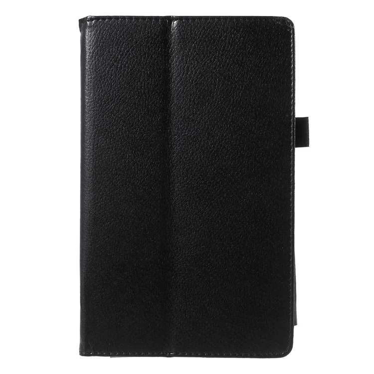Lychee Texture Stand Leather Cover for Asus ZenPad 8.0 Z380C Z380KL - Black