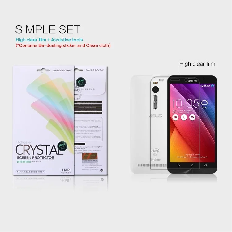 NILLKIN Ultra Clear Screen Film for Asus Zenfone 2 ZE551ML Anti-fingerprint