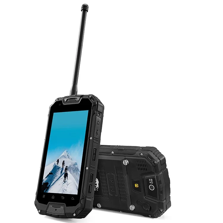 SNOPOW M9-LTE Tri-Proof 4G Smartphone 4.5-inch Quad-core Android 5.1 2+16GB with PTT - Black