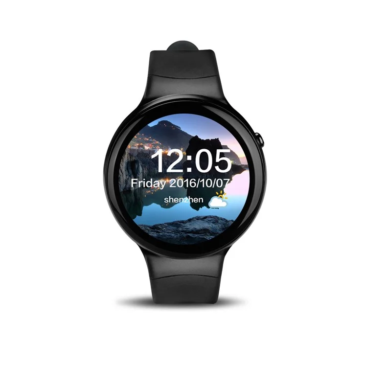 I4 Plus Multi-functional 1.39 inch Android 5.1 Quad Core 1G+16G 3G Smartwatch Phone - Black