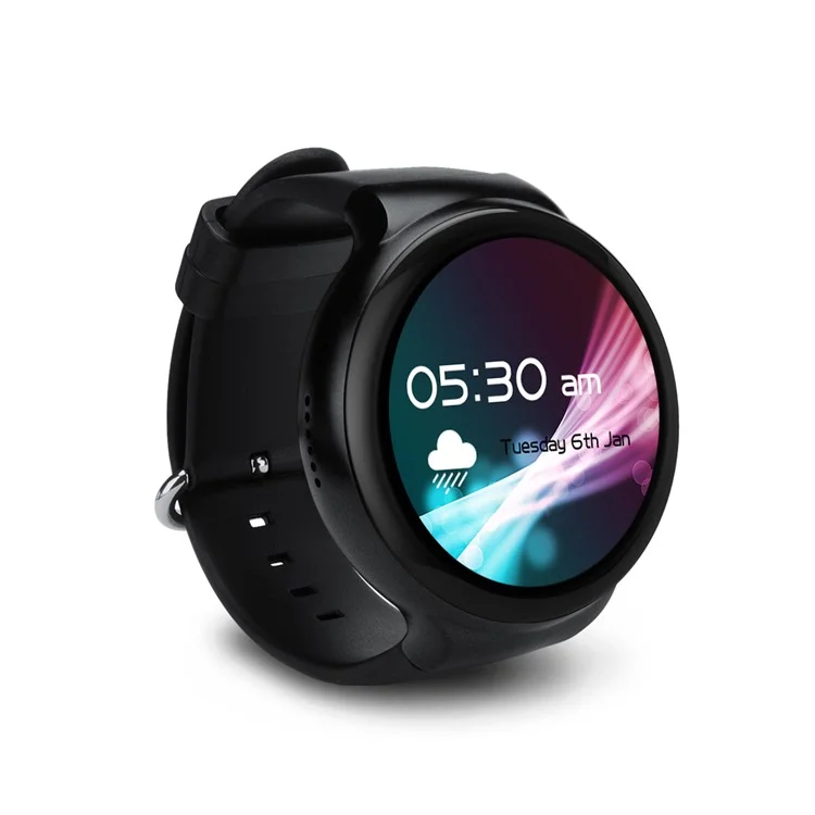 I4 Plus Multi-functional 1.39 inch Android 5.1 Quad Core 1G+16G 3G Smartwatch Phone - Black