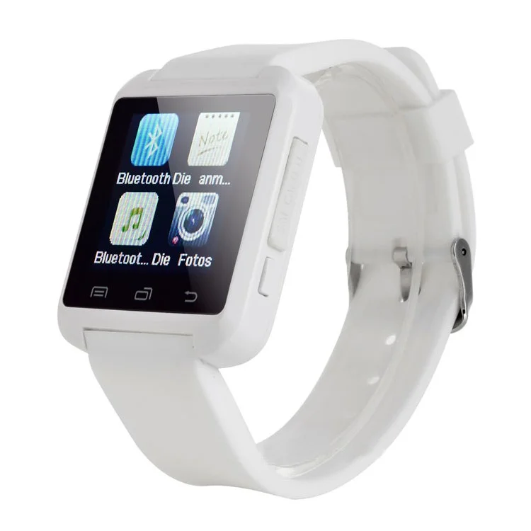 1.44" Android Touch Screen Smart Bluetooth Watch Phone Support SIM Card, Voice Chat, LBS Tracking - White