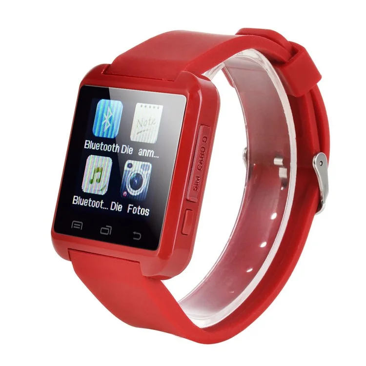 1.44" Touch Screen GSM Smart Bluetooth Watch Phone Support pedometer,   Voice Chat, LBS Tracking - Red