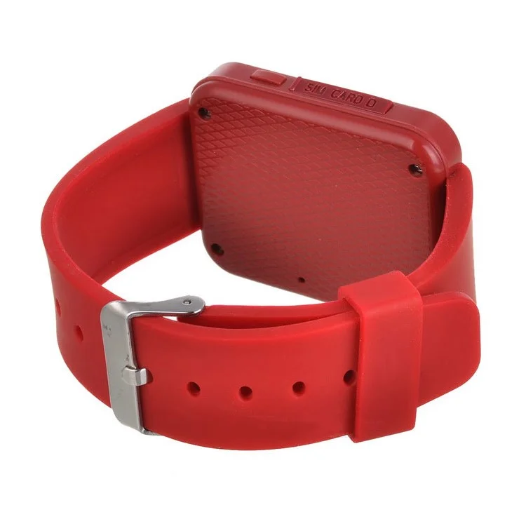 1.44" Touch Screen GSM Smart Bluetooth Watch Phone Support pedometer,   Voice Chat, LBS Tracking - Red