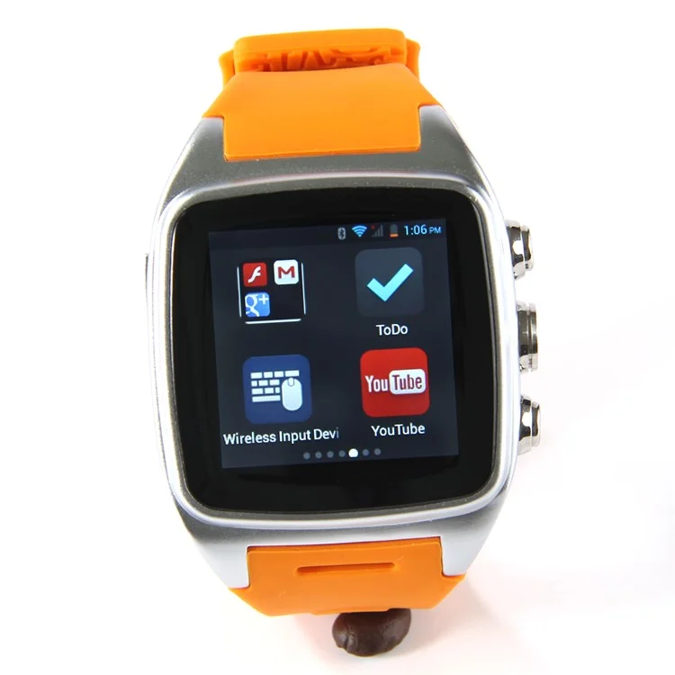 IMACWEAR M7 3G Smart Watch Phone 1.54 Inch Touch Screen Android 5.1 Dual Core IP67 Waterproof - Orange