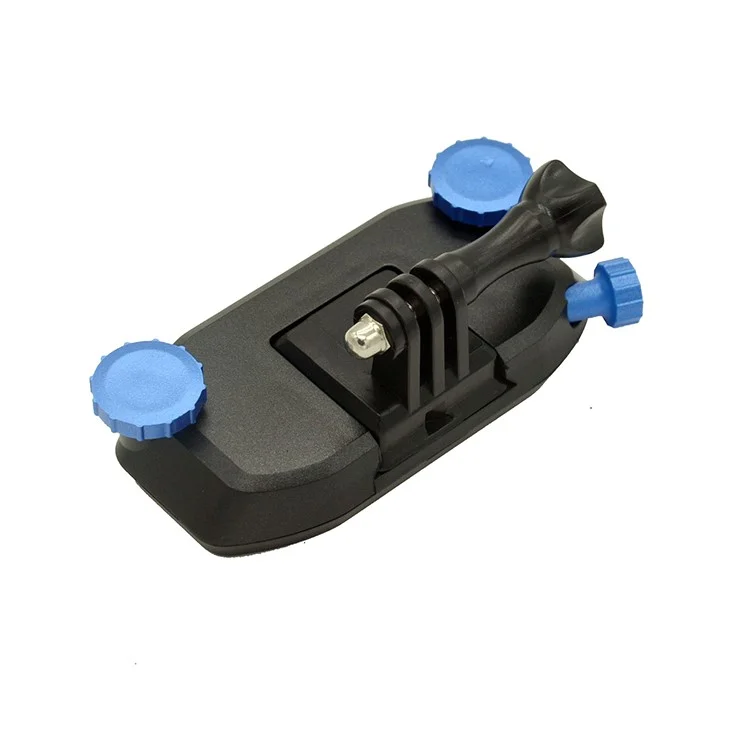 Quick Release Backpack Shoulder Belt Button Mount for GoPro Hero Xiaomi Yi SJCAM Action Cameras - Blue