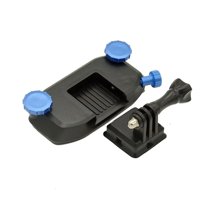 Quick Release Backpack Shoulder Belt Button Mount for GoPro Hero Xiaomi Yi SJCAM Action Cameras - Blue