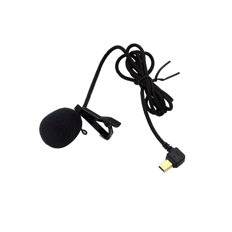 Professional Mini USB External Microphone with Collar Clip for SJCAM SJ6/SJ7/SJ360