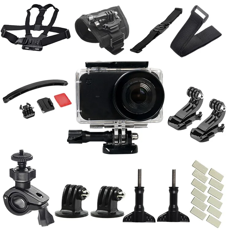 28 in 1 Accessories Kit with Waterproof Case, Cycling Kits etc for Xiaomi Mijia Mini 4K Action Camera