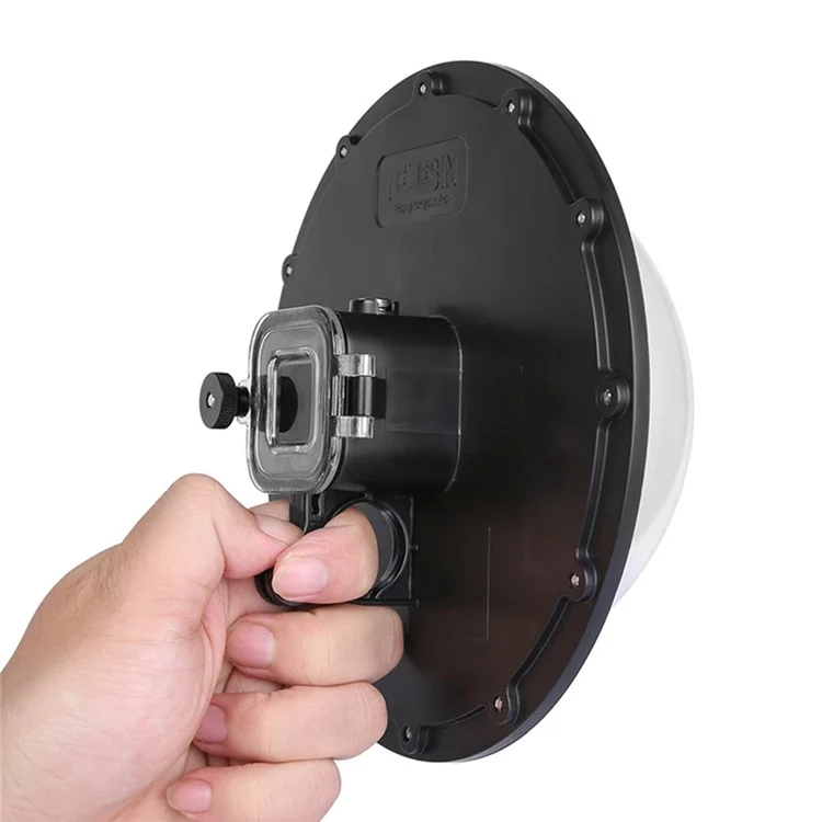 Dome Port Diving Lens Hood for GoPro Hero 4 Session with Strap and Anti-fog Inserts