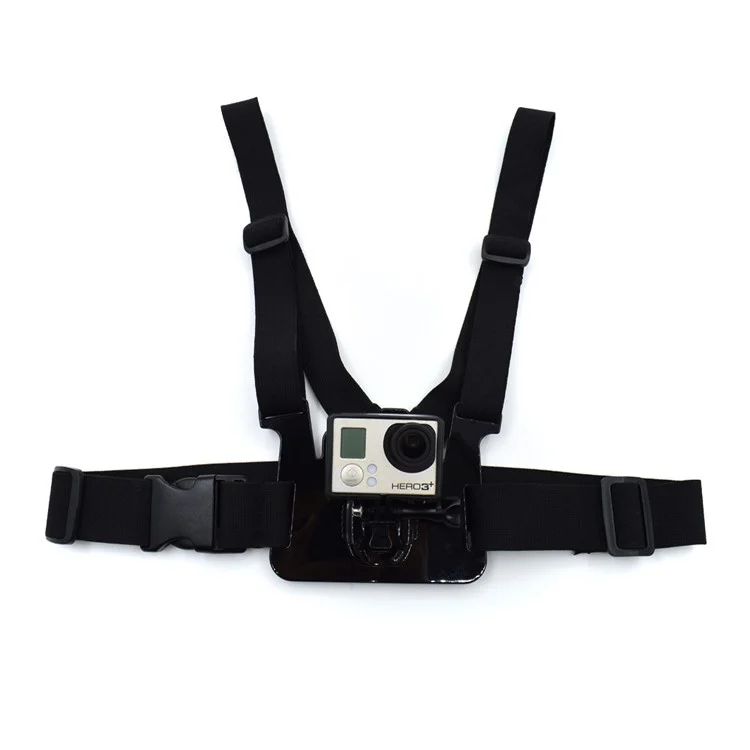 360 Degree Rotary Chest Shoulder Strap for GoPro Hero 4 Session/4/3+/3/2/1 SJ4000/SJ5000/SJ6000 Xiaomi Yi