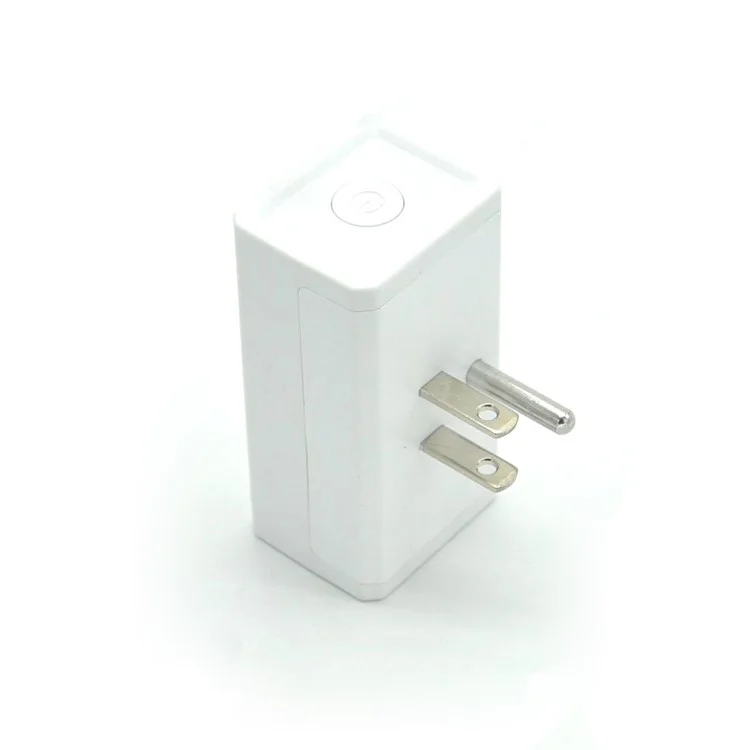 AE05 Square Shaped WiFi Smart Phone APP Remote Control Timer Switch Power Socket - White / US Plug