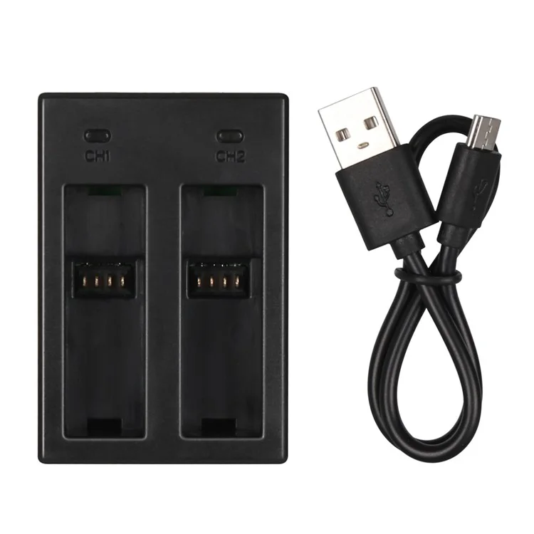Dual Battery Charger with USB Charger Cable for GoPro Fusion Camera